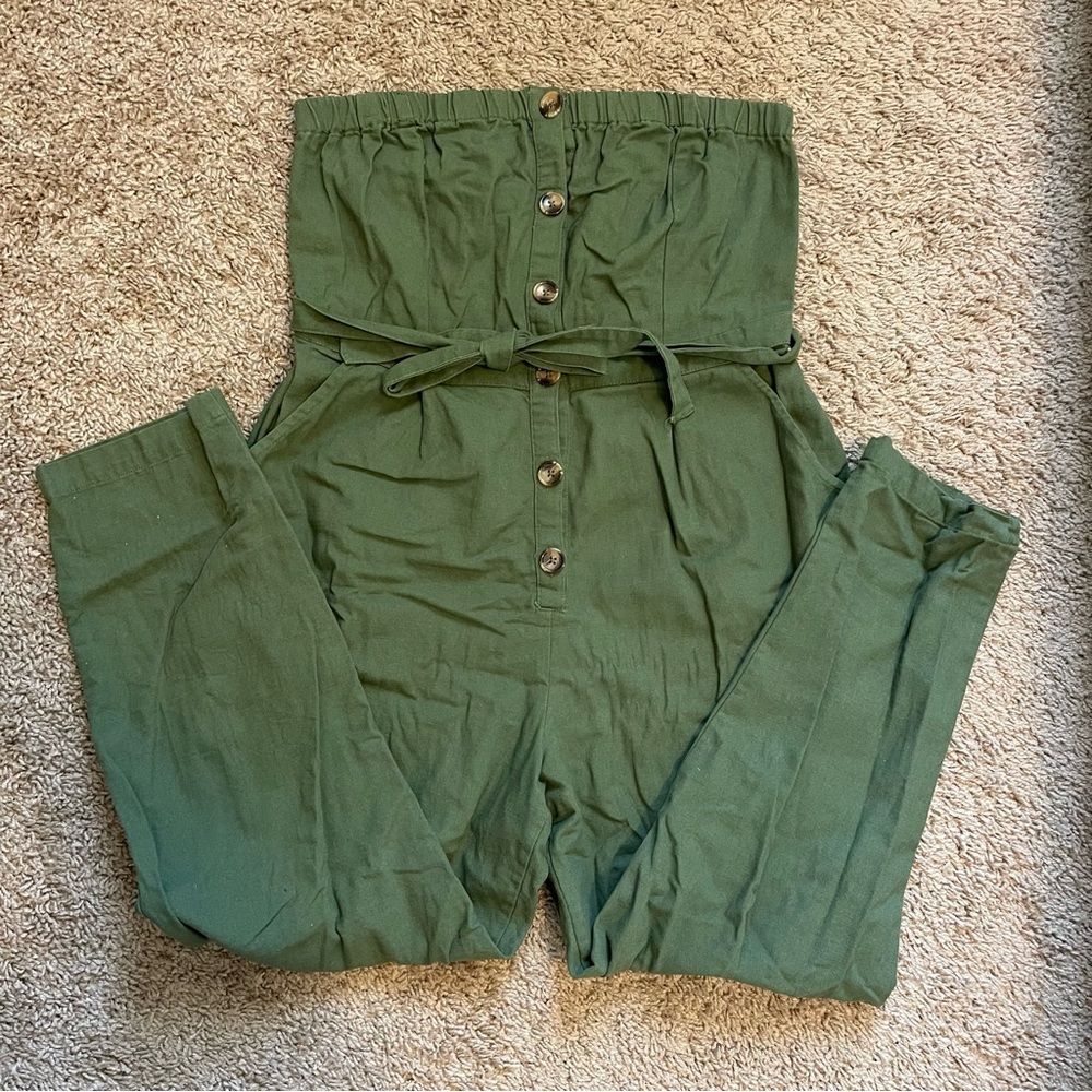 Strapless jumpsuit